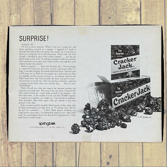 Hallmark 1977 Cracker Jack Snack Jigsaw Puzzle - Picture 7 of 7